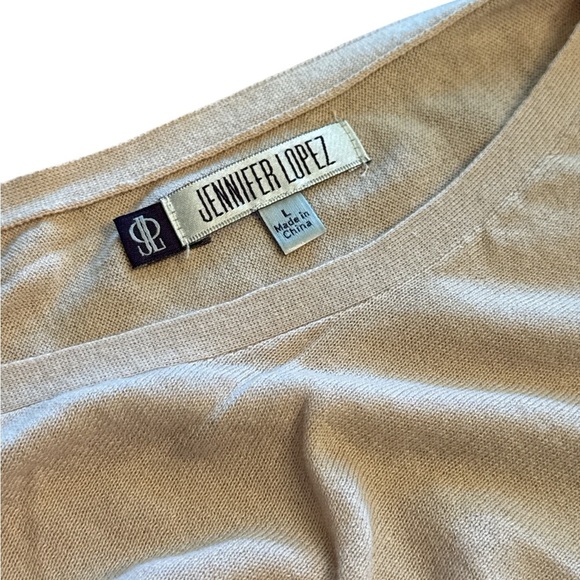 JLO Button-up Sleeve Light Pink Women's Top - Picture 4 of 7